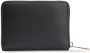 Tommy Hilfiger Damesportemonnee Zwart Rits Sluiting Contrast Details Black Dames - Thumbnail 3