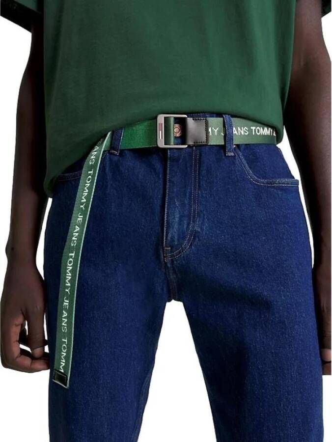 Tommy Jeans Belts Groen Unisex