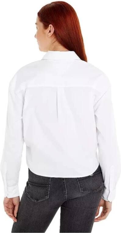 Tommy Jeans Dames Shirt Dw0Dw17520 White Dames