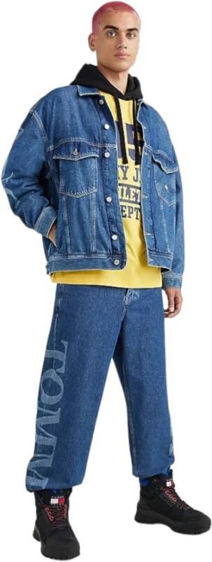 Tommy Jeans Denim Jackets Blauw Heren