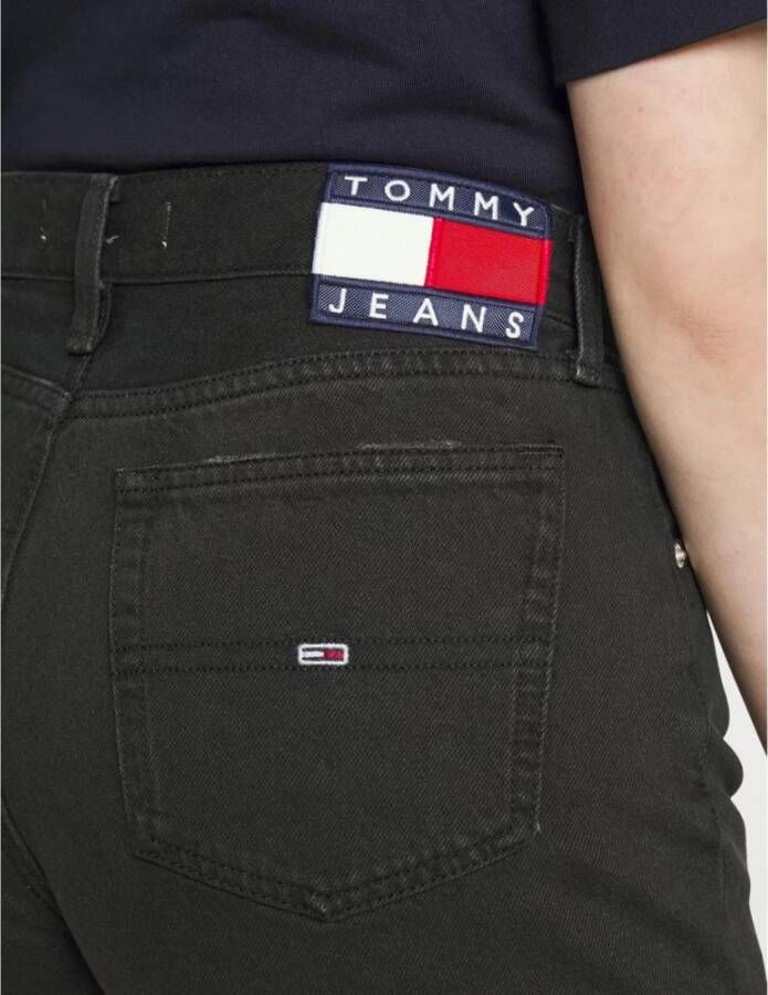 Tommy Jeans Denim Shorts Zwart Dames