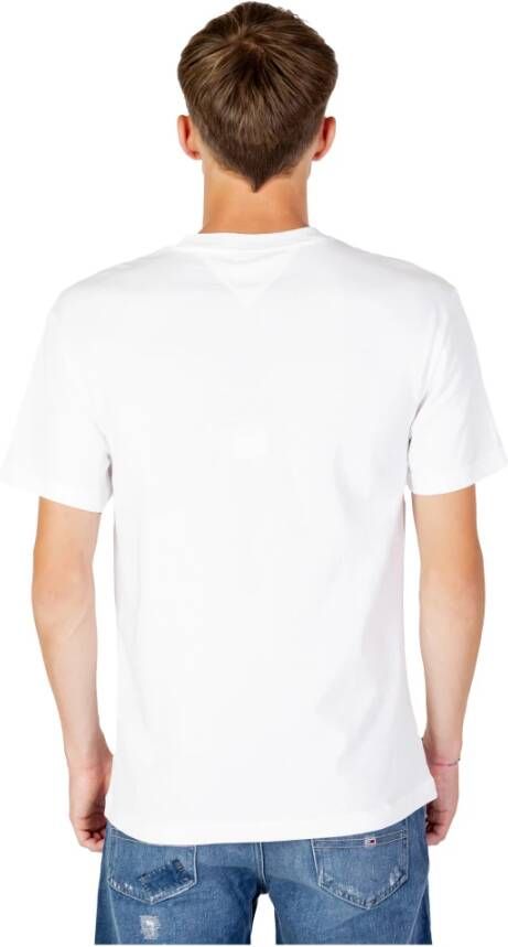 Tommy Jeans Heren Signature T-Shirt Wit Heren