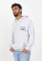 Tommy Hilfiger Reg Arched Logo Hoodie Gray Heren - Thumbnail 4
