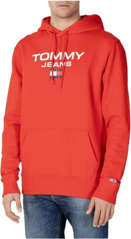 Tommy Jeans Hoodies Oranje Heren