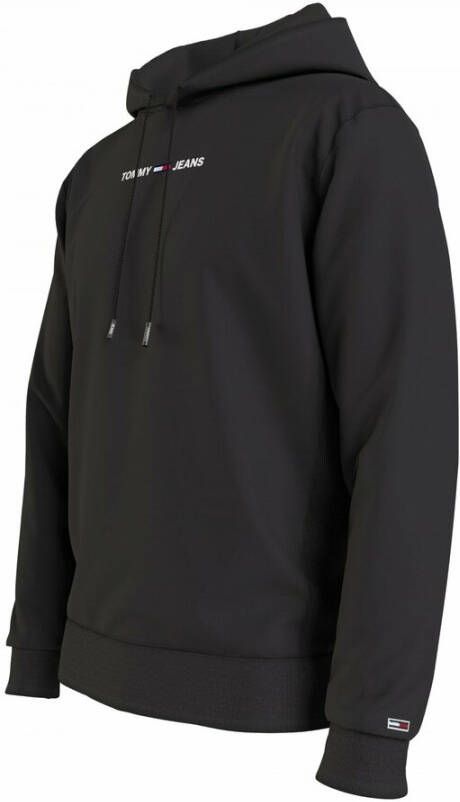 Tommy Jeans Iconic hooded sweatshirt Zwart Heren