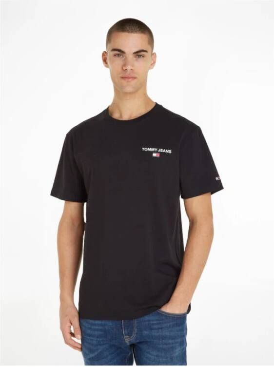 Tommy Jeans Klassieke pasvorm logo T-shirt Black