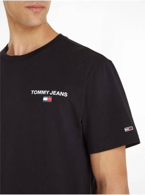 Tommy Jeans Klassieke pasvorm logo T-shirt Black Heren
