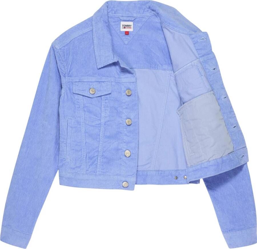 Tommy Jeans Light Jackets Blauw Dames