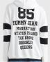 Tommy Jeans Heren Sweatshirt in het Wit van Tommy Hilfiger Jeans White Heren - Thumbnail 3