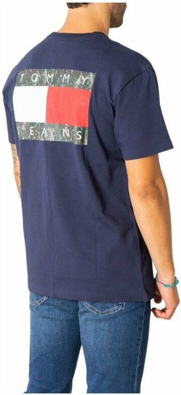 Tommy Jeans Men& T-Shirts Blauw Heren
