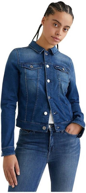 Tommy Jeans Organic cotton denim jacket Blauw Dames