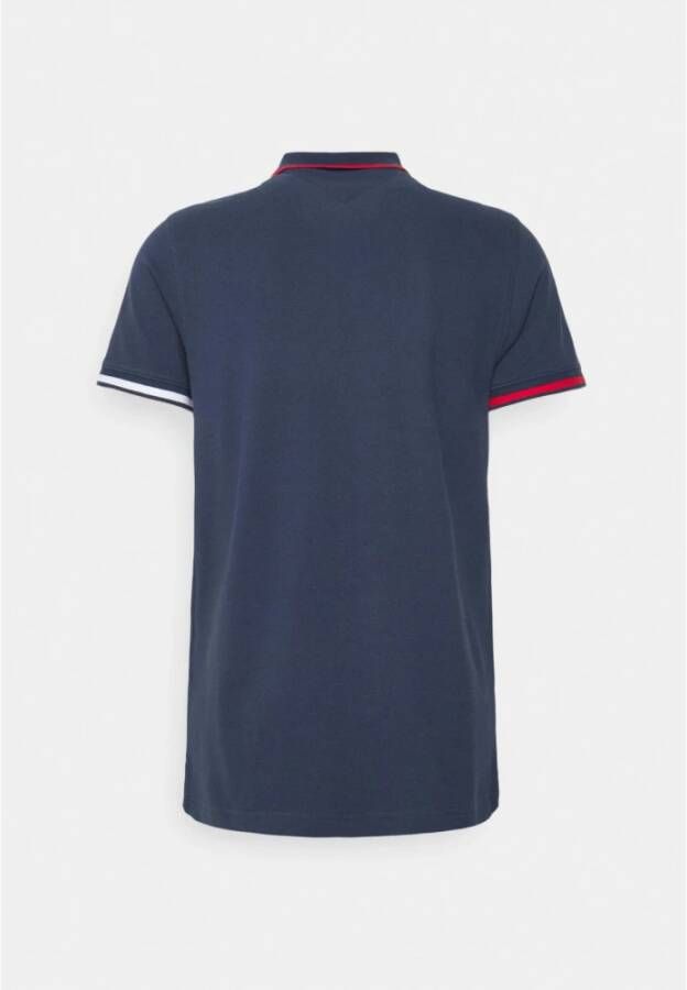 Tommy Jeans Polo Shirts Blauw Heren