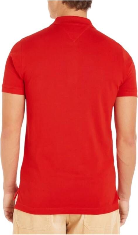 Tommy Jeans Polo Shirts Rood Heren