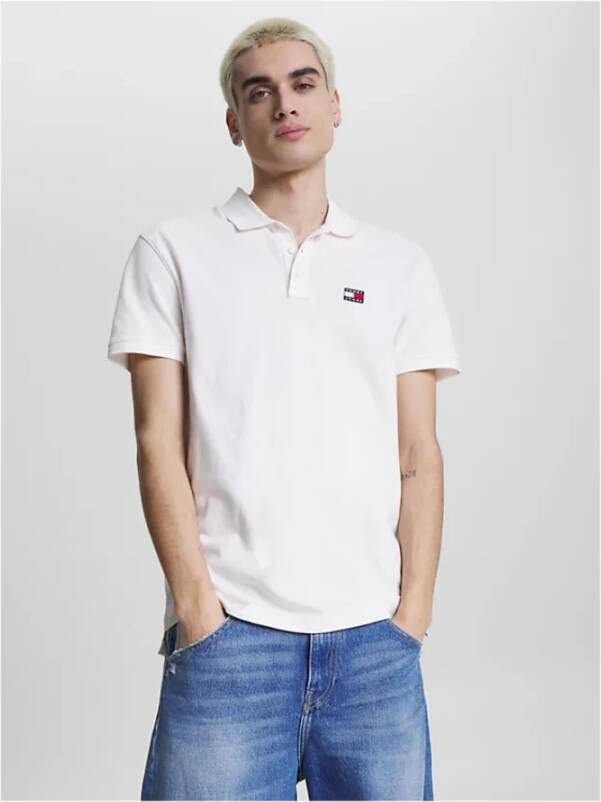 Tommy Jeans Polo Shirts Wit Heren