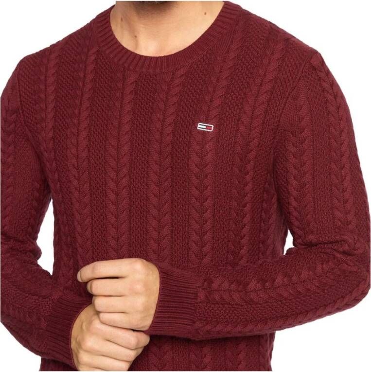 Tommy Jeans Round-neck Knitwear Rood Heren