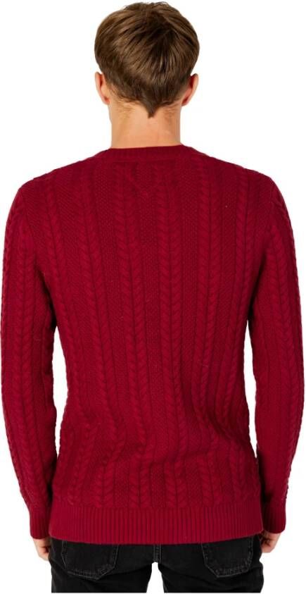 Tommy Jeans Round-neck Knitwear Rood Heren