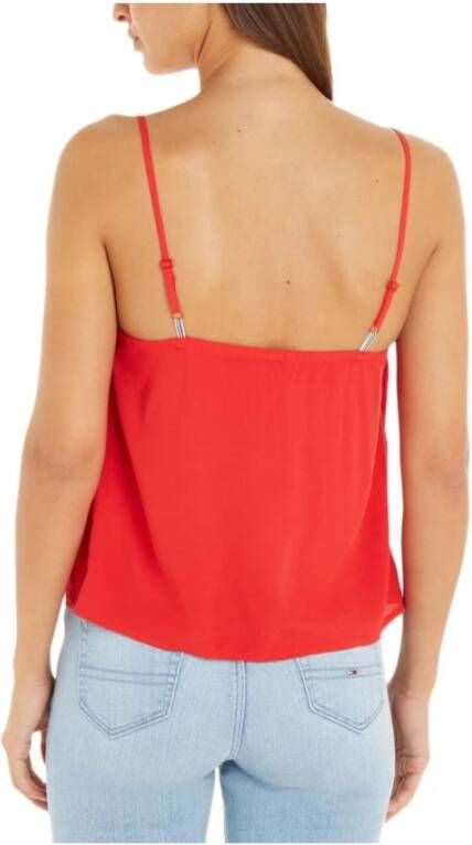 Tommy Jeans Sleeveless Tops Rood Dames