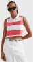 Tommy Jeans Sleeveless Tops Wit Dames - Thumbnail 3