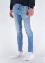 Tommy Jeans Blauwe effen jeans met ritssluiting en knoopsluiting Blue Heren - Thumbnail 10