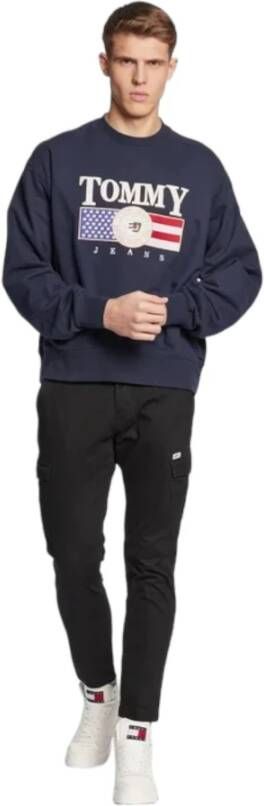 Tommy Jeans Sweatshirts Blauw Heren
