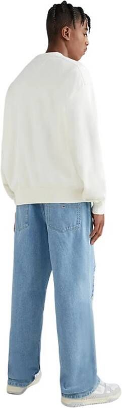 Tommy Jeans Sweatshirt Wit Heren