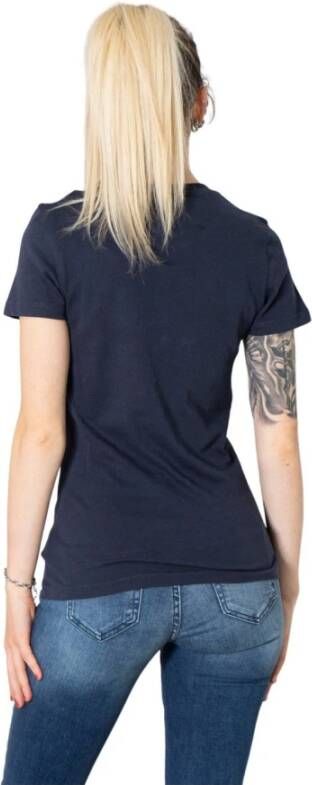 Tommy Jeans T-Shirt Blauw Dames