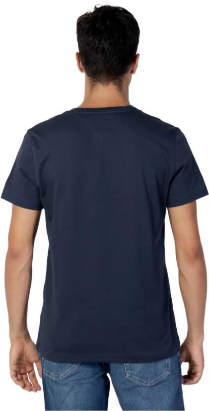 Tommy Jeans T-Shirts Blauw Heren
