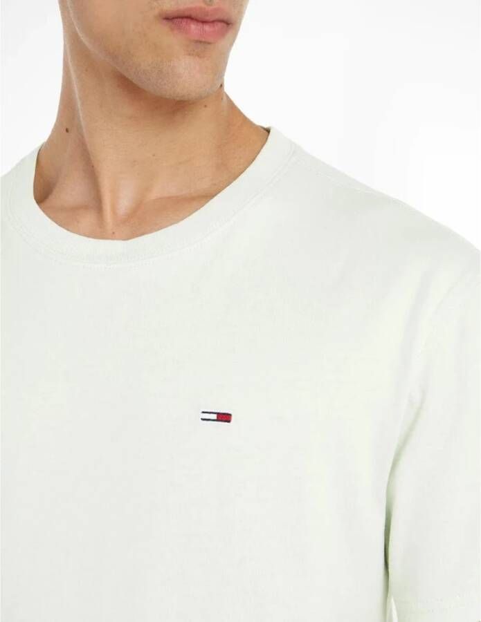 Tommy Jeans T-Shirts Groen Heren