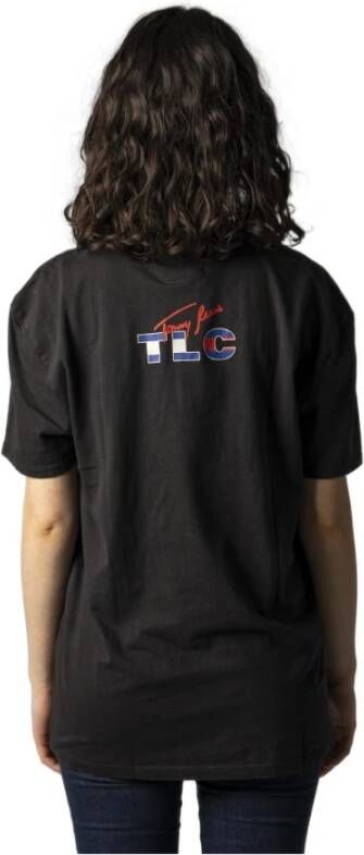 Tommy Jeans T-Shirts Zwart Dames