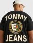 Tommy Jeans T-shirt met labelprint model 'LUXE' - Thumbnail 4