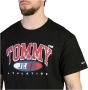 Tommy Hilfiger Heren T-shirt met korte mouwen en ronde hals Black Heren - Thumbnail 3