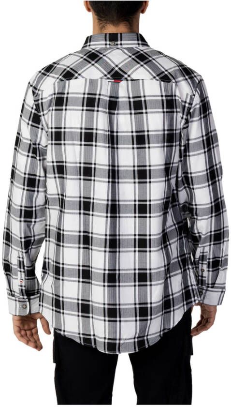 Tommy Jeans TJM Check Flannel SH Dm0Dm15114 Wit Heren