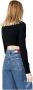 TOMMY JEANS Gebreide trui TJW BADGE RIB COLLAR SWEATER met kraag en badge - Thumbnail 7