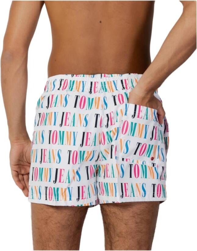 Tommy Jeans Tommy Hilfiger Jeans Men's Swimwear Wit Heren