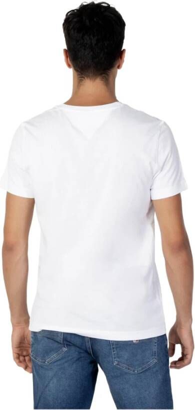 Tommy Jeans Tommy Hilfiger Jeans Men's T-shirt Wit Heren