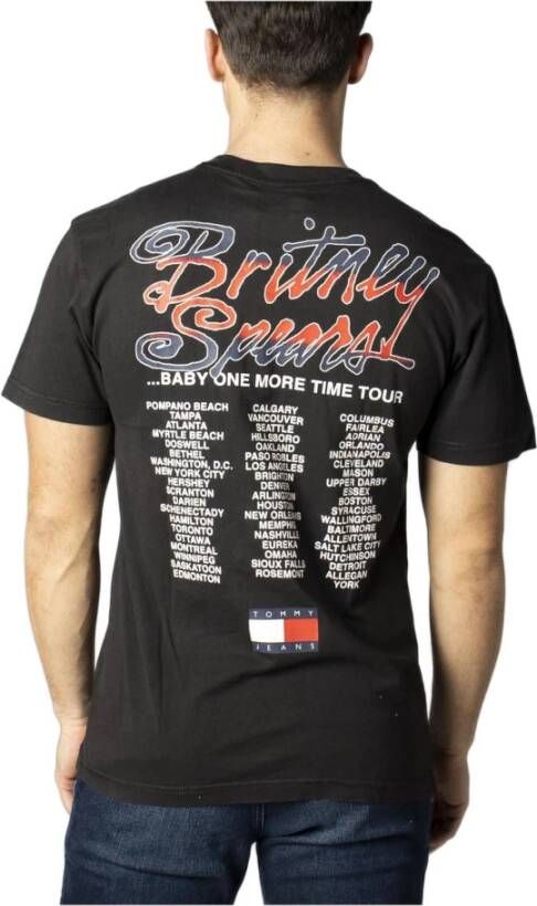 Tommy Jeans Tommy Hilfiger Jeans Men's T-shirt Zwart Heren
