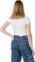 Tommy Jeans Tommy Hilfiger Jeans Women's T-shirt White Dames - Thumbnail 2