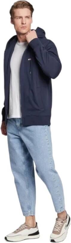 Tommy Jeans Zip-throughs Blauw Heren