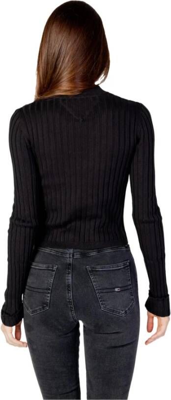 Tommy Jeans Zwarte gebreide kleding voor vrouwen van Tommy Hilfiger Zwart Dames