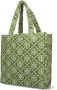 TORY BURCH Shoppers & Totes T-Monogram' Terrycloth Tote Bag – Green in groen - Thumbnail 5