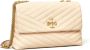 TORY BURCH Crossbody bags Kira Chevron Convertible Shoulder Bag in beige - Thumbnail 4