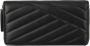 TORY BURCH Zwarte leren portemonnee met Chevron Quilting Black Dames - Thumbnail 2