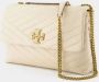 TORY BURCH Crossbody bags Kira Chevron Convertible Shoulder Bag in beige - Thumbnail 6