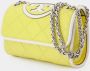 TORY BURCH Crossbody bags Small Fleming Soft Patent Border Convertible Shoul in geel - Thumbnail 9