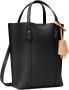 TORY BURCH Perry Korrelig Leren Handtas met Logo Black Dames - Thumbnail 8