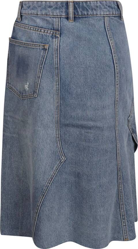 TORY BURCH Deconstructed Denim Rok Blue Dames