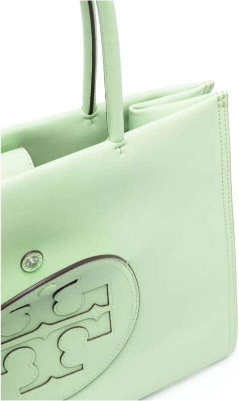 TORY BURCH Eco Ella Logo Tote Bag Green Dames