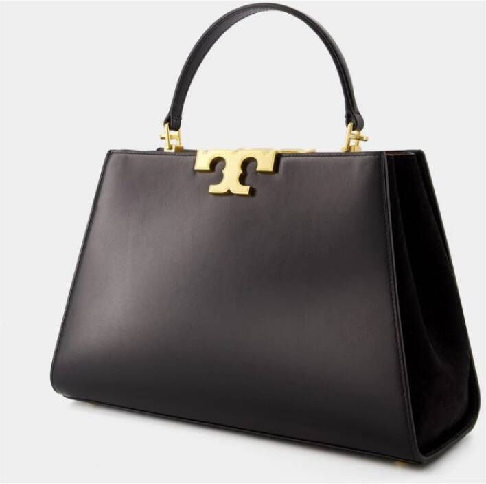 TORY BURCH Eleanor Leren Crossbody Tas Zwart Dames