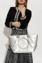 TORY BURCH Totes Ella Metallic Puffy Chain Tote in zilver - Thumbnail 1