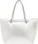 TORY BURCH Totes Ella Metallic Puffy Chain Tote in zilver - Thumbnail 2